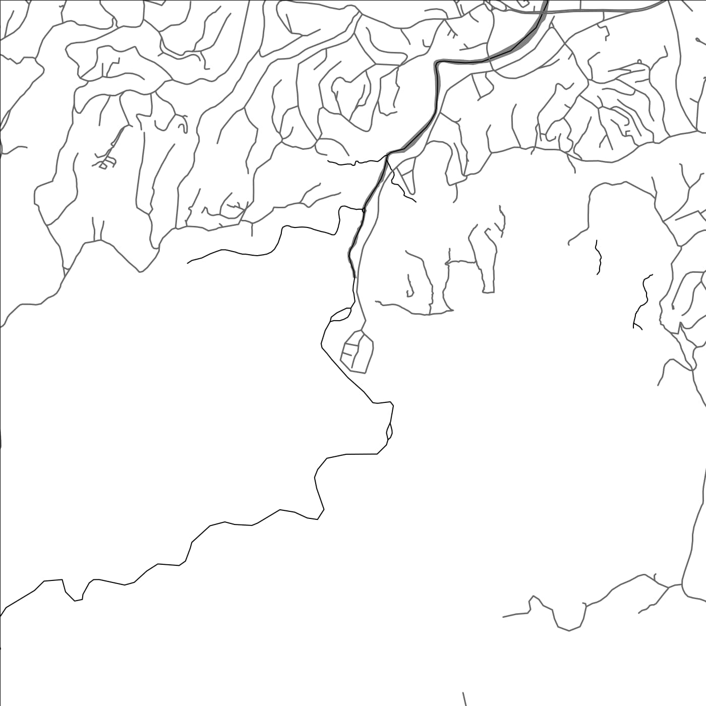 ROAD MAP OF TUVARUHU, SOLOMON ISLANDS BY MAPBAKES