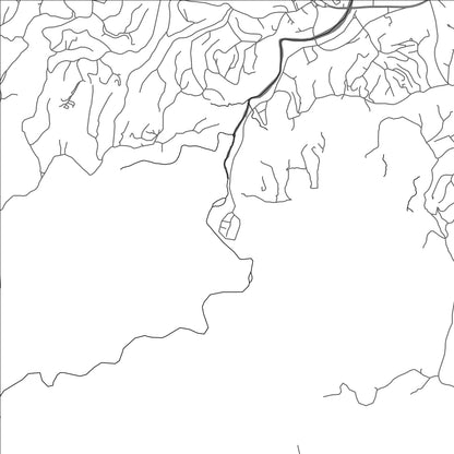 ROAD MAP OF TUVARUHU, SOLOMON ISLANDS BY MAPBAKES