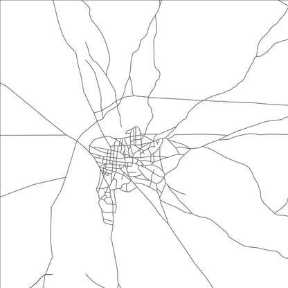 ROAD MAP OF BUQDA CAQABLE, SOMALIA BY MAPBAKES