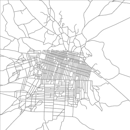 ROAD MAP OF CEEL DHEERE, SOMALIA BY MAPBAKES