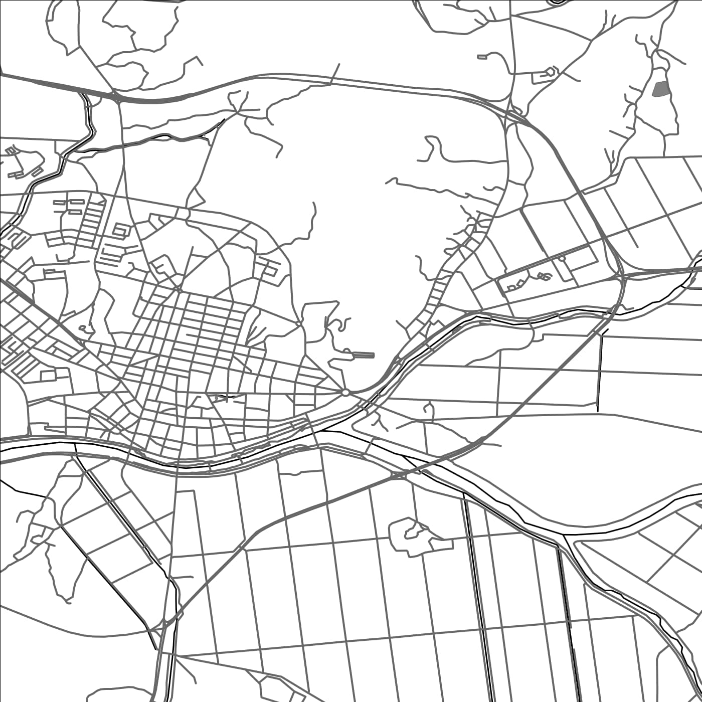 ROAD MAP OF ANSEONG, SOUTH KOREA BY MAPBAKES