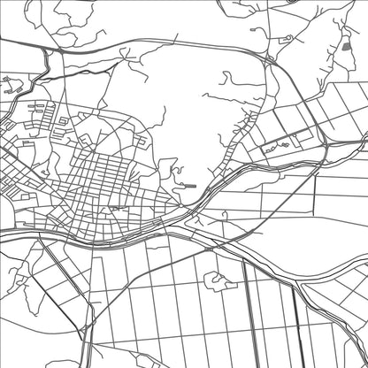 ROAD MAP OF ANSEONG, SOUTH KOREA BY MAPBAKES