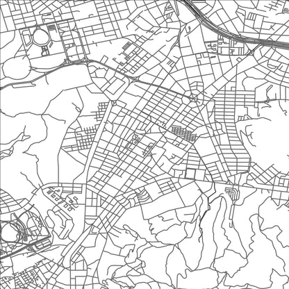 ROAD MAP OF BUSAN, SOUTH KOREA BY MAPBAKES