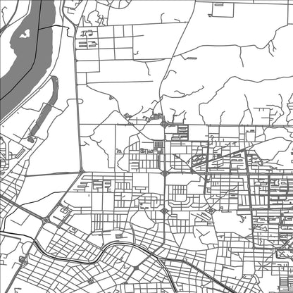 ROAD MAP OF CHUNGJU, SOUTH KOREA BY MAPBAKES