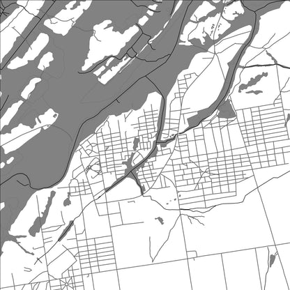 ROAD MAP OF BENTIU, SOUTH SUDAN BY MAPBAKES