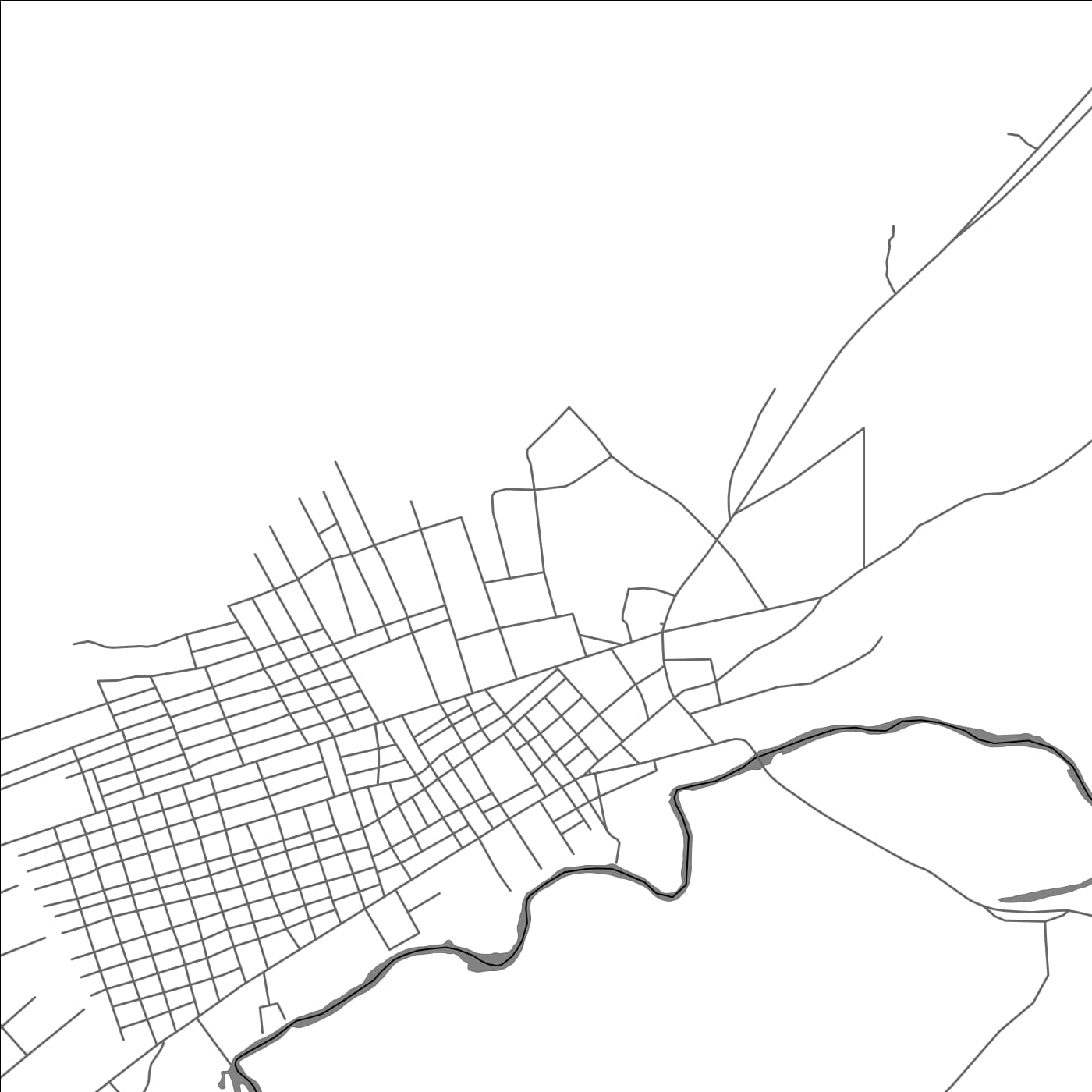 ROAD MAP OF TONJ, SOUTH SUDAN BY MAPBAKES