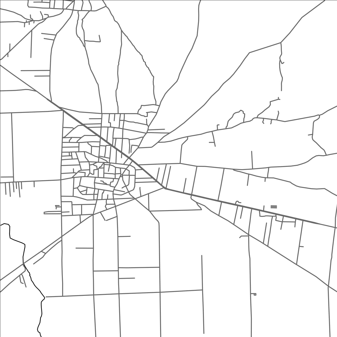 ROAD MAP OF AL ATARIB, SYRIA BY MAPBAKES