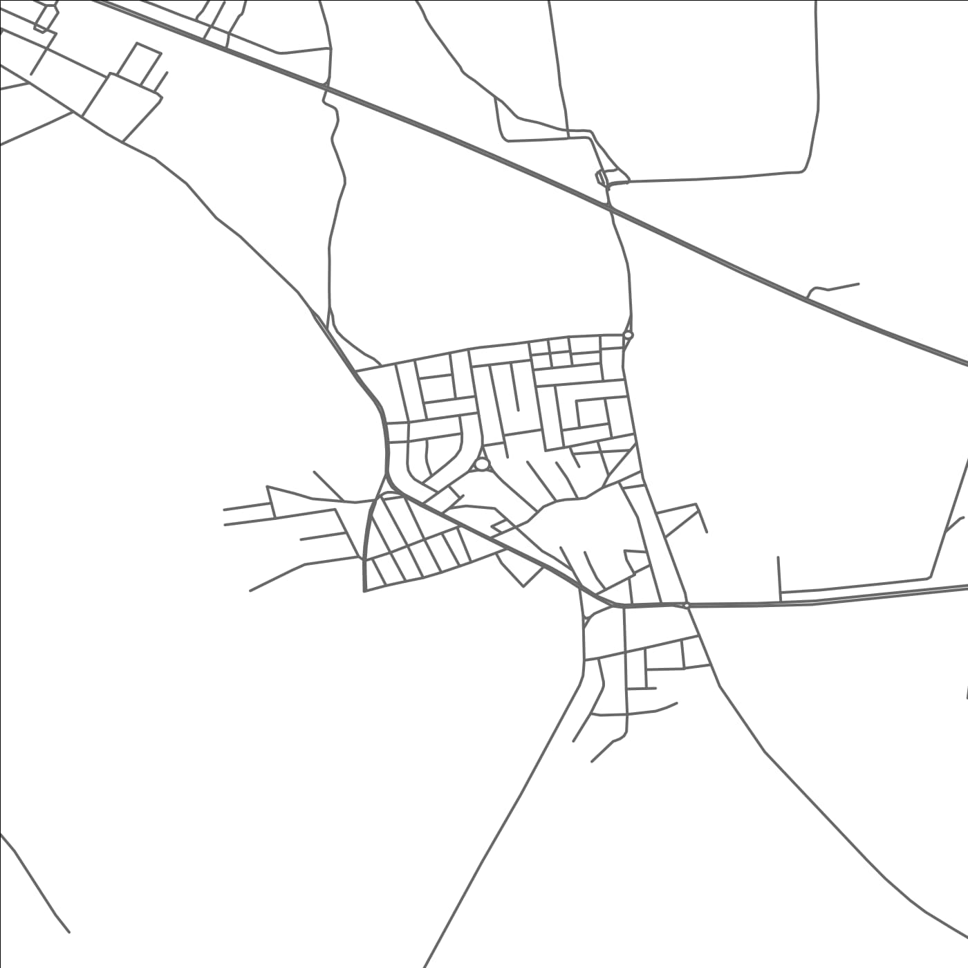 ROAD MAP OF AL GHIZLANIYAH, SYRIA BY MAPBAKES