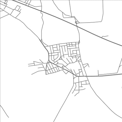 ROAD MAP OF AL GHIZLANIYAH, SYRIA BY MAPBAKES