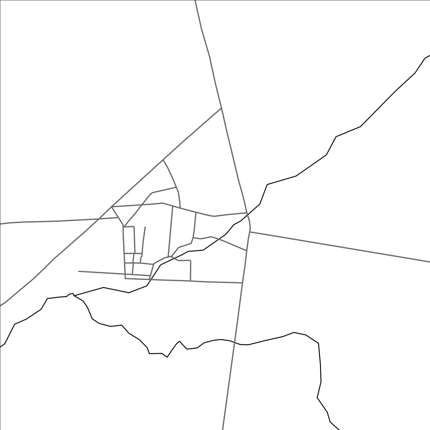 ROAD MAP OF AL KARAK, SYRIA BY MAPBAKES