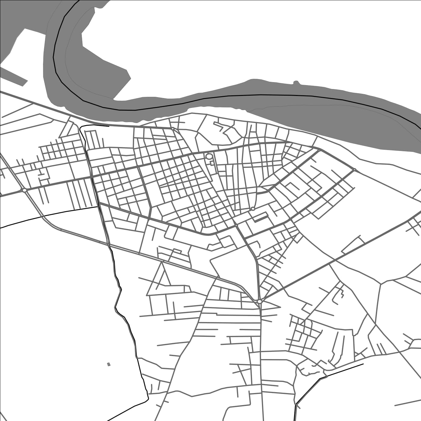 ROAD MAP OF AL MAYADIN, SYRIA BY MAPBAKES