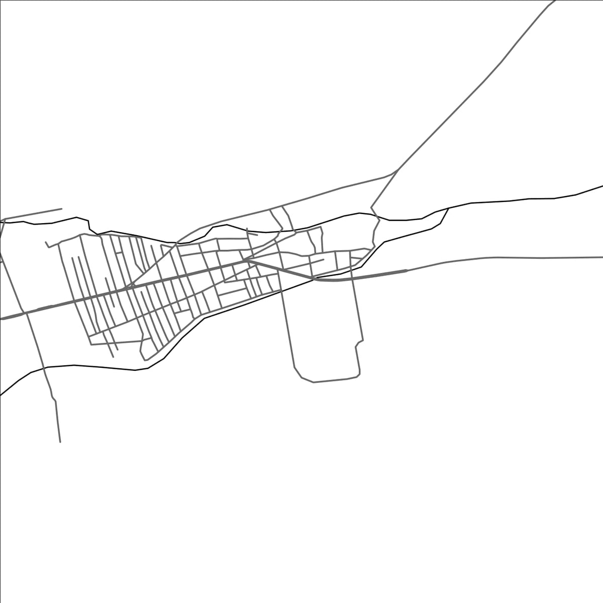 ROAD MAP OF AL MU`ADDAMIYAH, SYRIA BY MAPBAKES