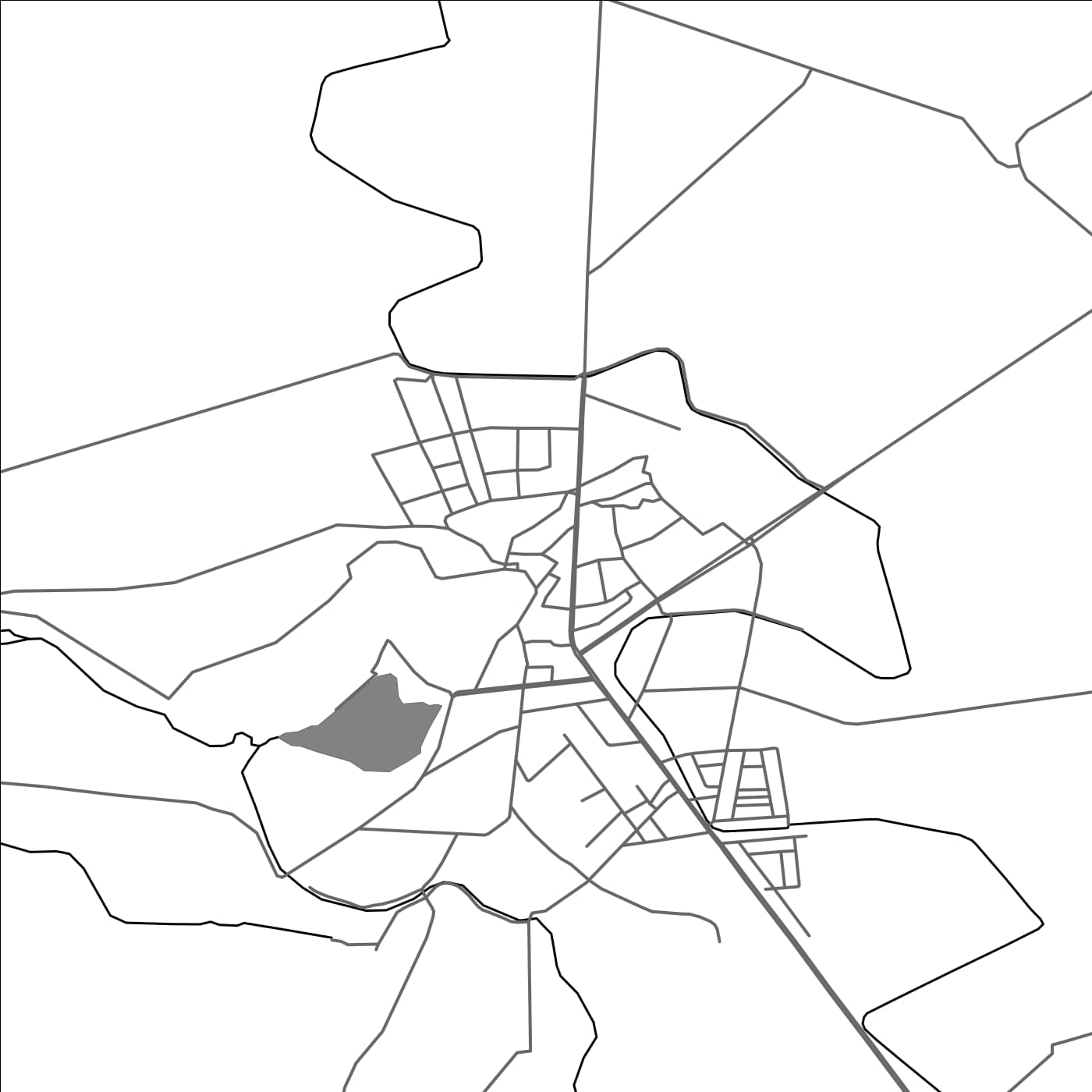 ROAD MAP OF AL MUZAYRIB, SYRIA BY MAPBAKES