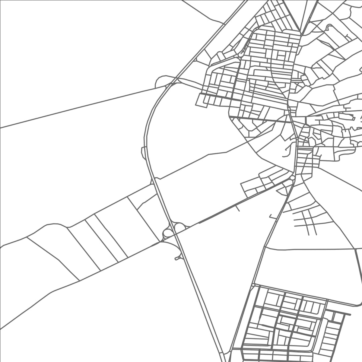 ROAD MAP OF AN NABK, SYRIA BY MAPBAKES