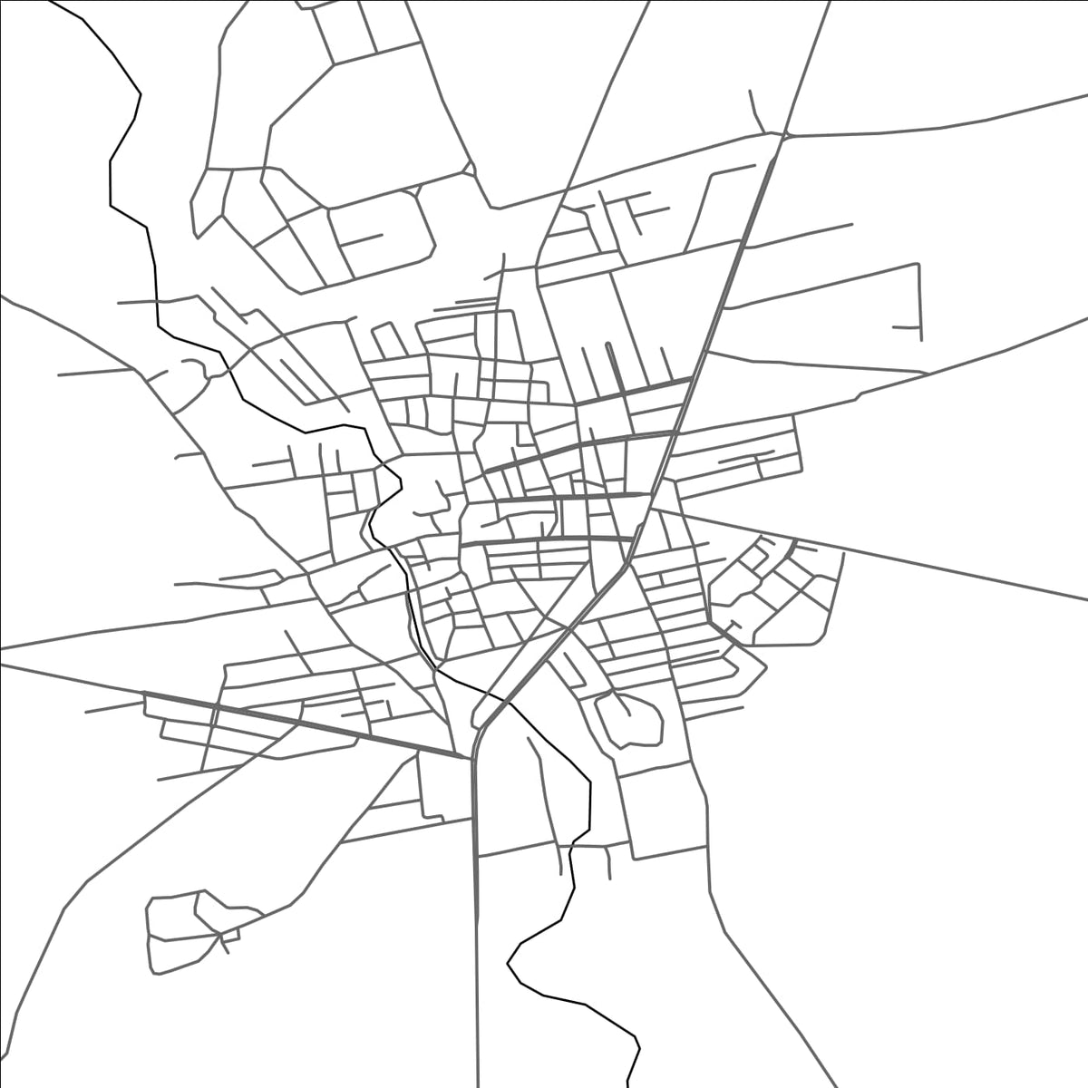 ROAD MAP OF AS SANAMAYN, SYRIA BY MAPBAKES
