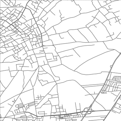 ROAD MAP OF DARAYYA, SYRIA BY MAPBAKES