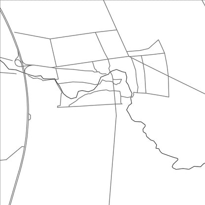 ROAD MAP OF GHARIYAH AL GHARBIYAH, SYRIA BY MAPBAKES