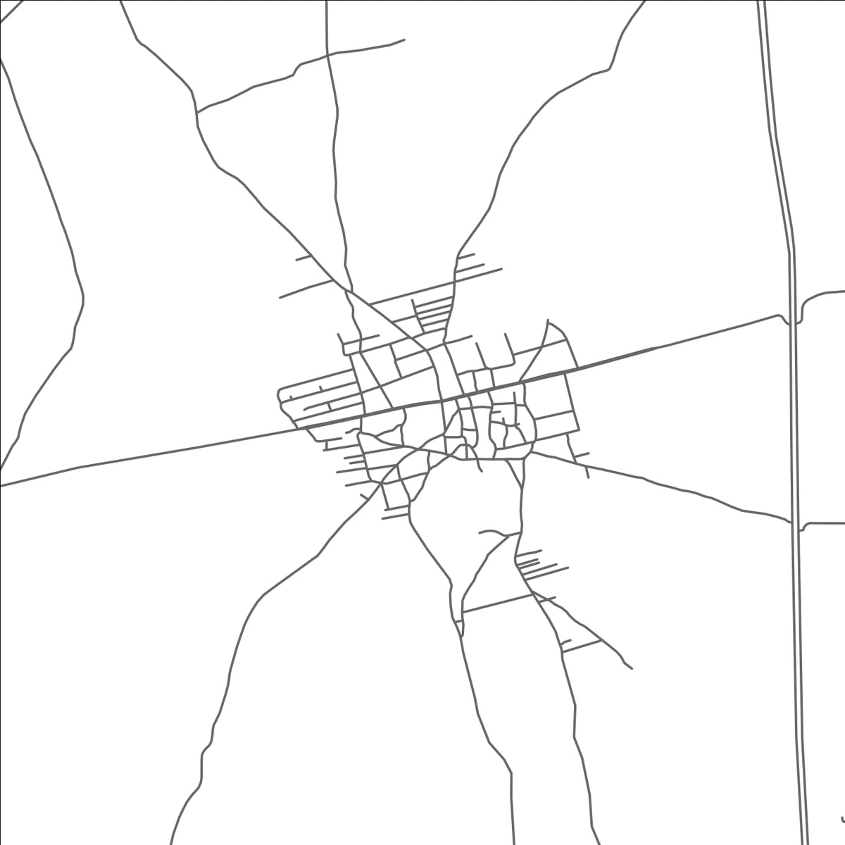 ROAD MAP OF HISH, SYRIA BY MAPBAKES