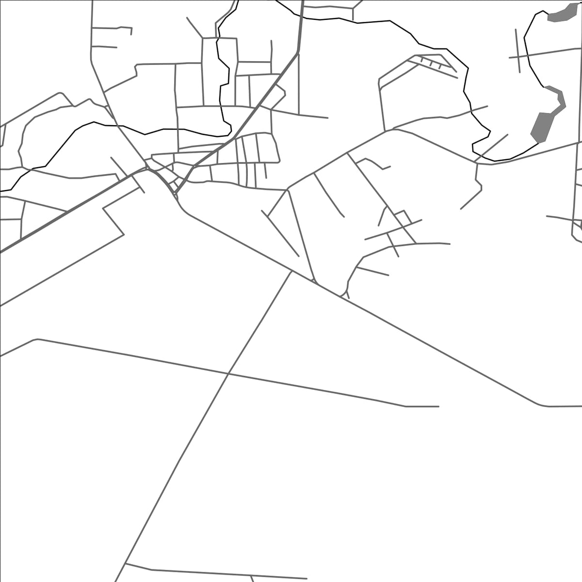 ROAD MAP OF IZRA, SYRIA BY MAPBAKES