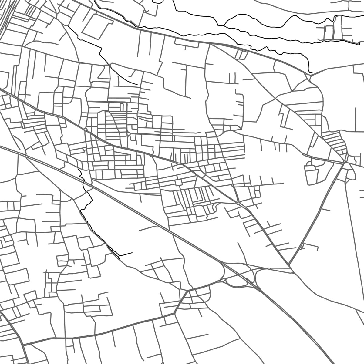 ROAD MAP OF JARAMANA, SYRIA BY MAPBAKES