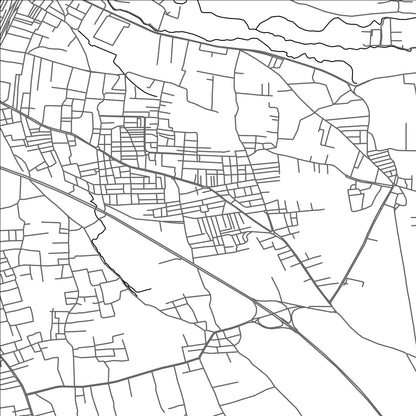 ROAD MAP OF JARAMANA, SYRIA BY MAPBAKES