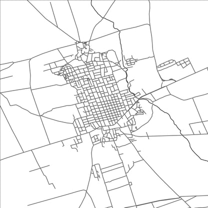 ROAD MAP OF JINDAYRIS, SYRIA BY MAPBAKES