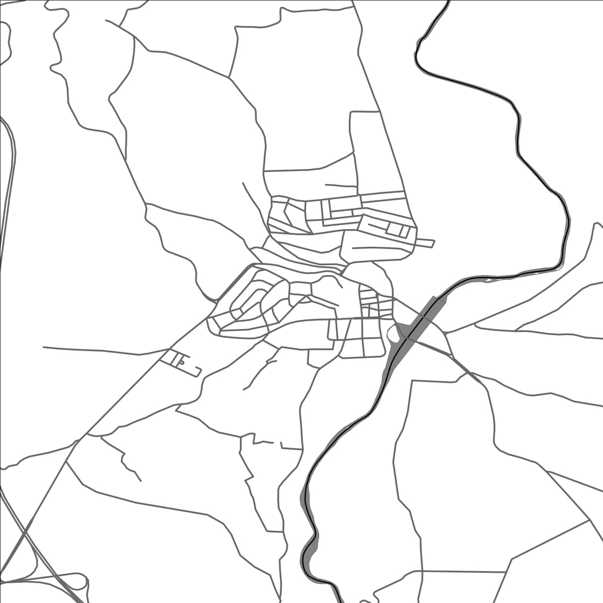 ROAD MAP OF JISR ASH SHUGHUR, SYRIA BY MAPBAKES