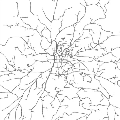 ROAD MAP OF KAFR TAKHARIM, SYRIA BY MAPBAKES
