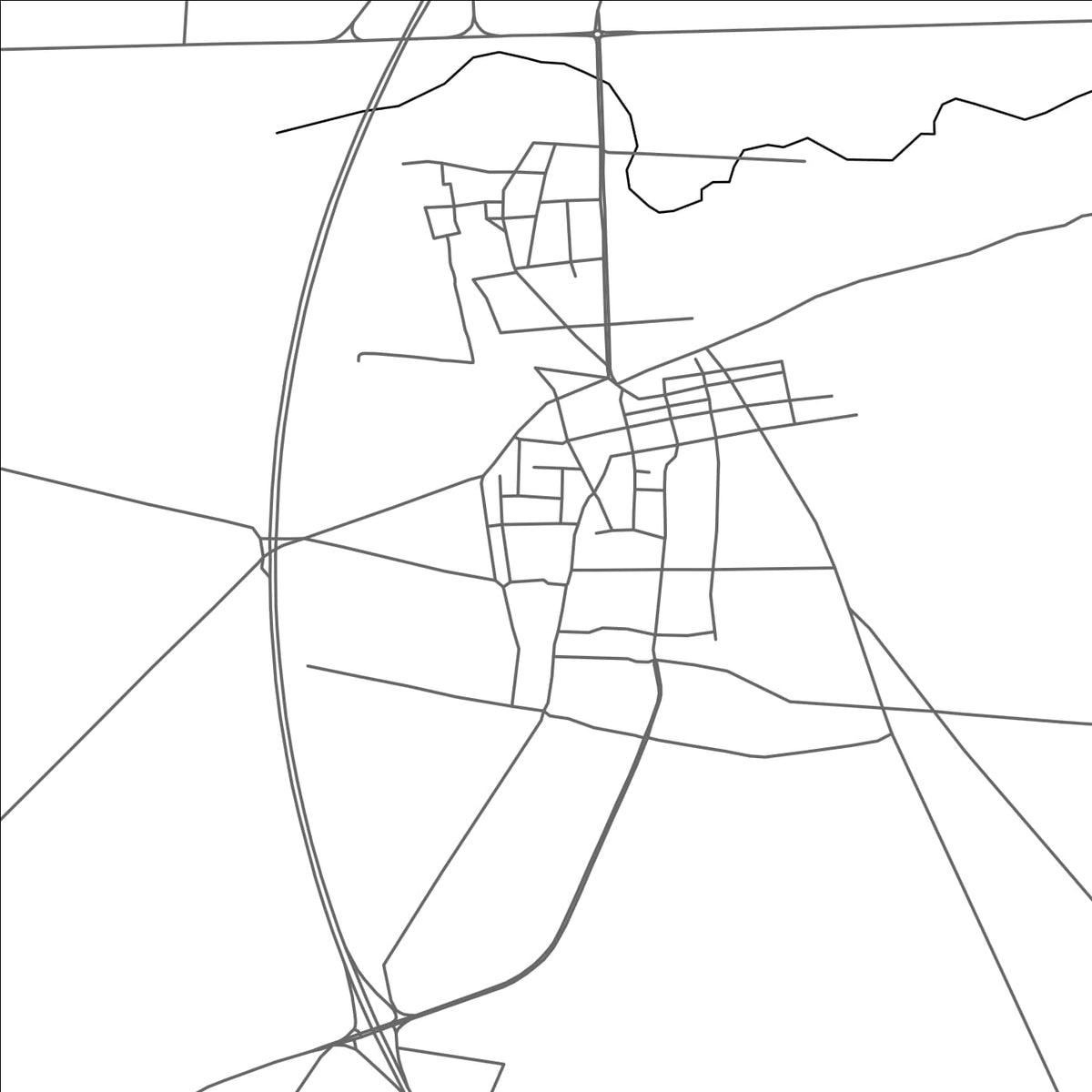ROAD MAP OF KHIRBAT GHAZALAH, SYRIA BY MAPBAKES