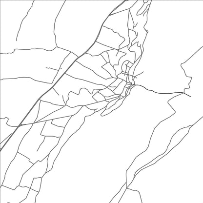 ROAD MAP OF MADAYA, SYRIA BY MAPBAKES