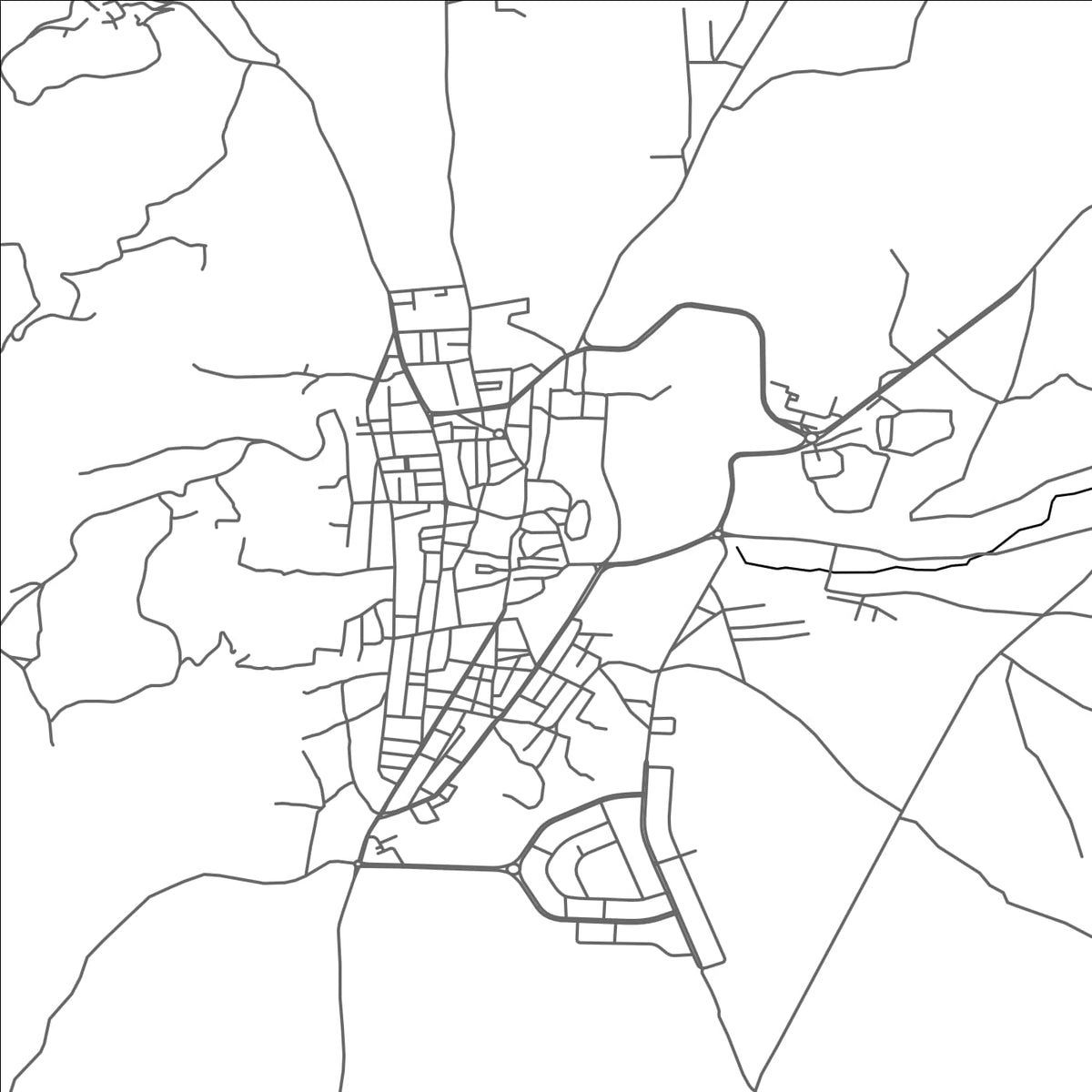 ROAD MAP OF MASYAF, SYRIA BY MAPBAKES