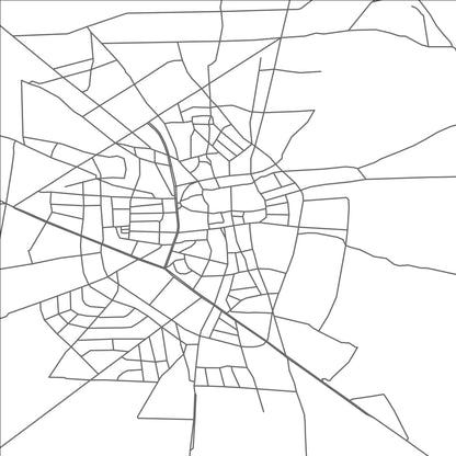 ROAD MAP OF NAWA, SYRIA BY MAPBAKES