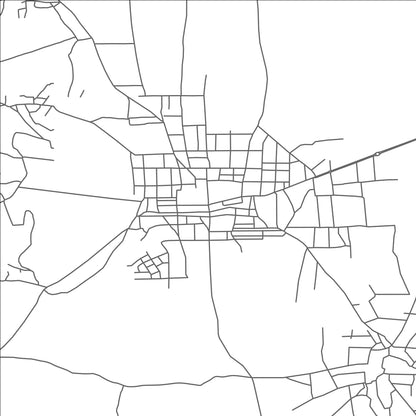 ROAD MAP OF NUBL, SYRIA BY MAPBAKES