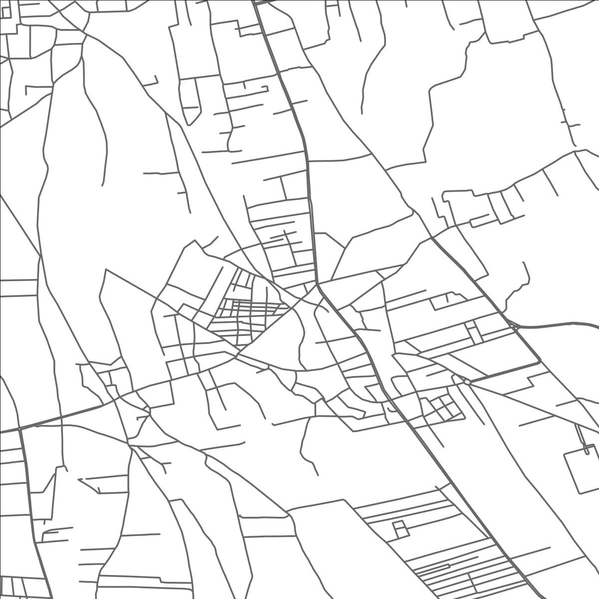 ROAD MAP OF QABR AS SITT, SYRIA BY MAPBAKES