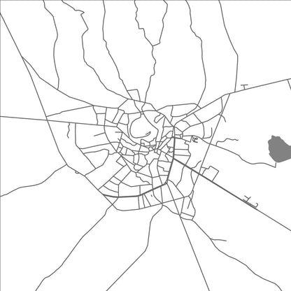 ROAD MAP OF SALKHAD, SYRIA BY MAPBAKES