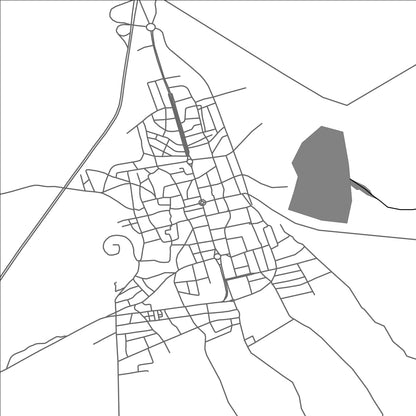 ROAD MAP OF SHAHBA, SYRIA BY MAPBAKES