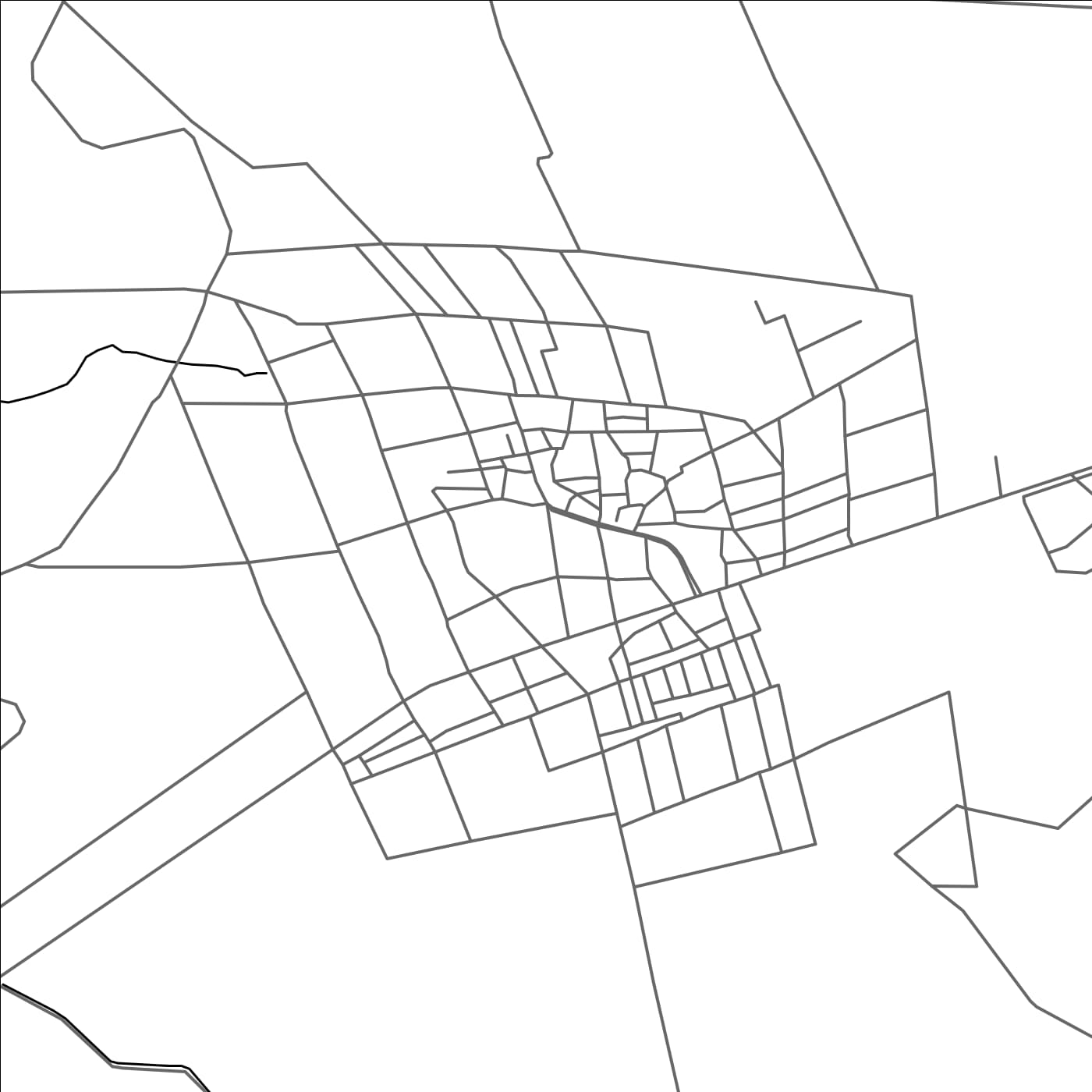 ROAD MAP OF TAFAS, SYRIA BY MAPBAKES