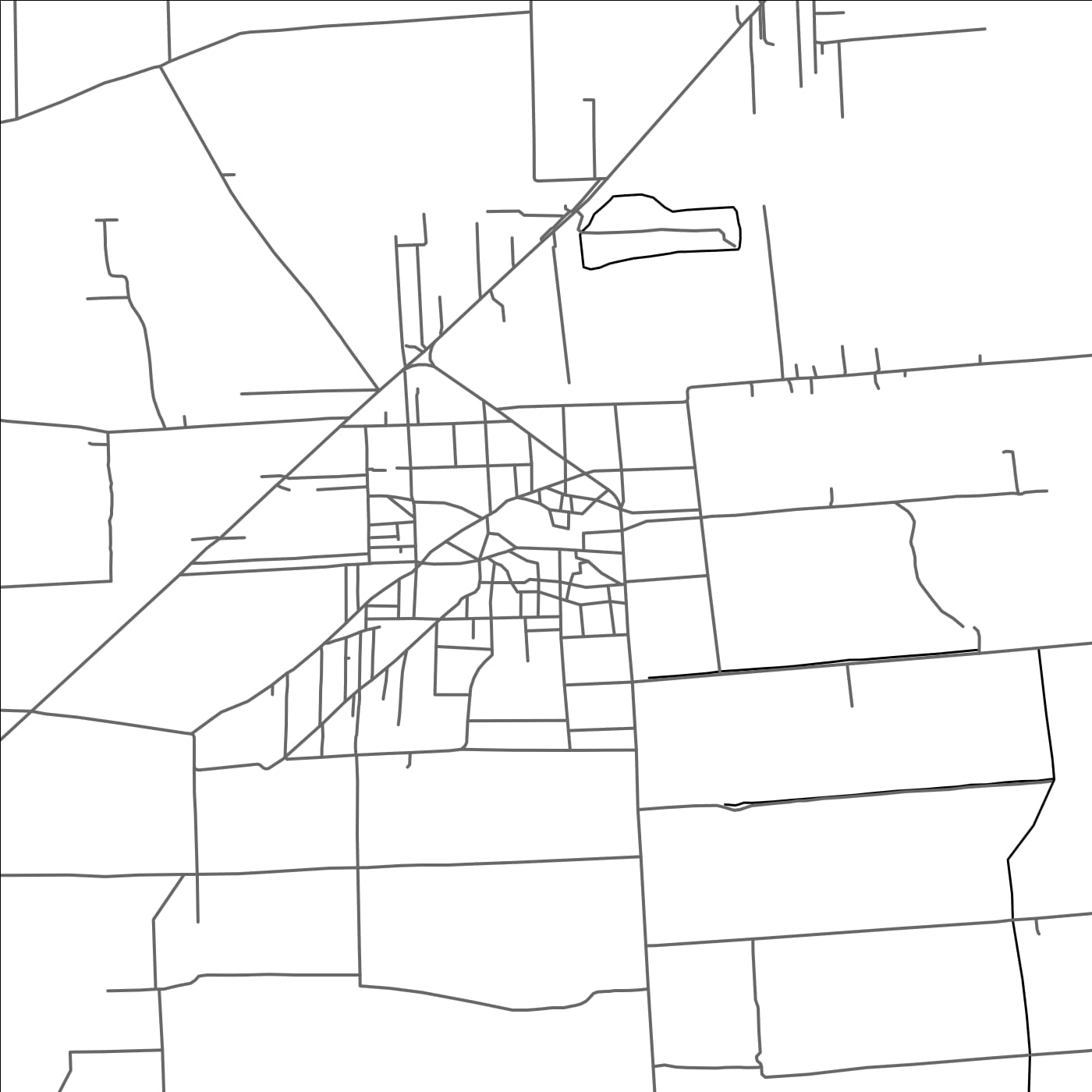 ROAD MAP OF TAFTANAZ, SYRIA BY MAPBAKES