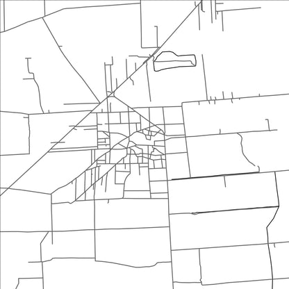 ROAD MAP OF TAFTANAZ, SYRIA BY MAPBAKES