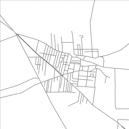 ROAD MAP OF TALL `ARAN, SYRIA BY MAPBAKES