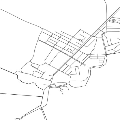 ROAD MAP OF BUSTON, TAJIKISTAN BY MAPBAKES