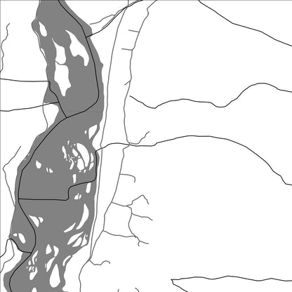 ROAD MAP OF BUVED, TAJIKISTAN BY MAPBAKES