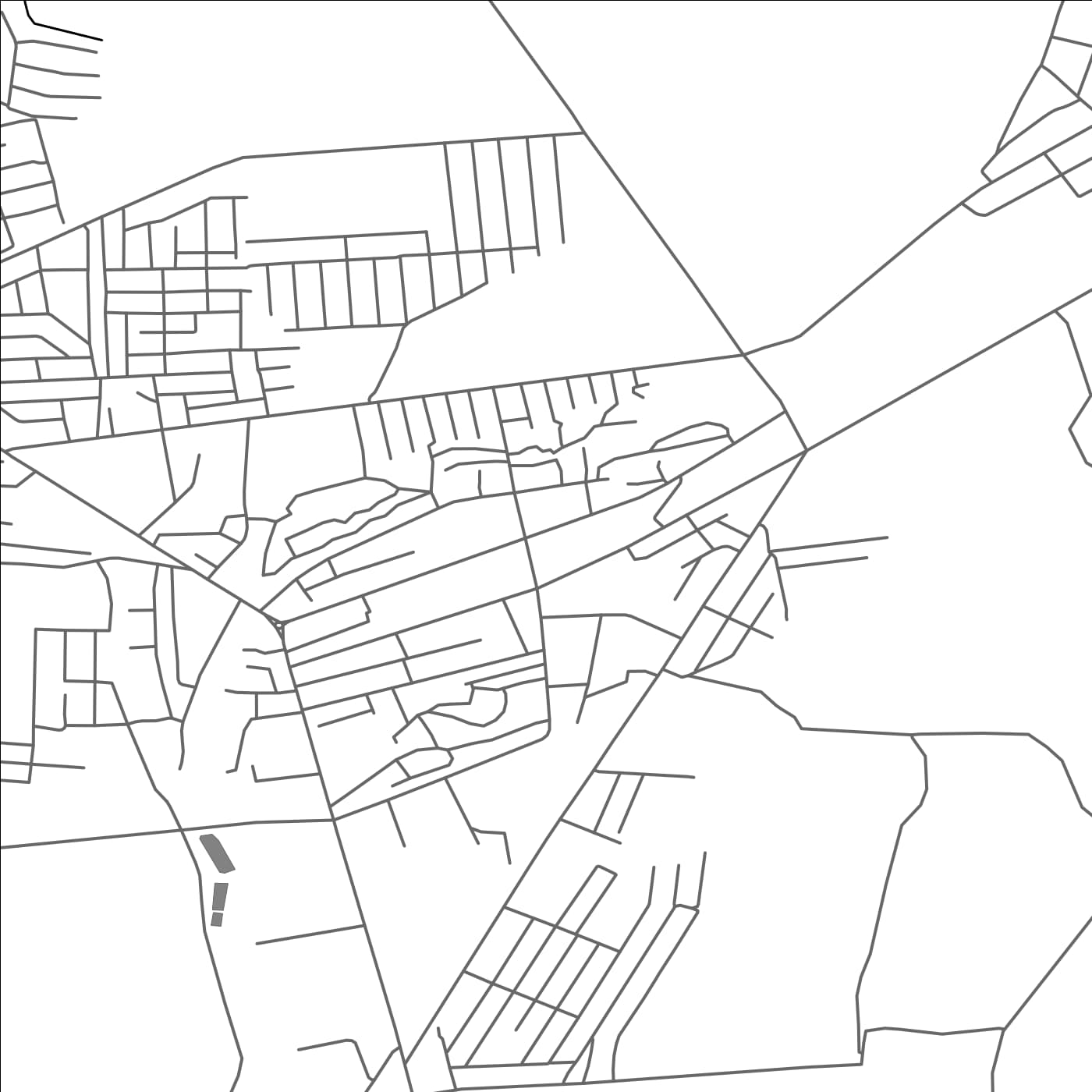 ROAD MAP OF DANGHARA, TAJIKISTAN BY MAPBAKES