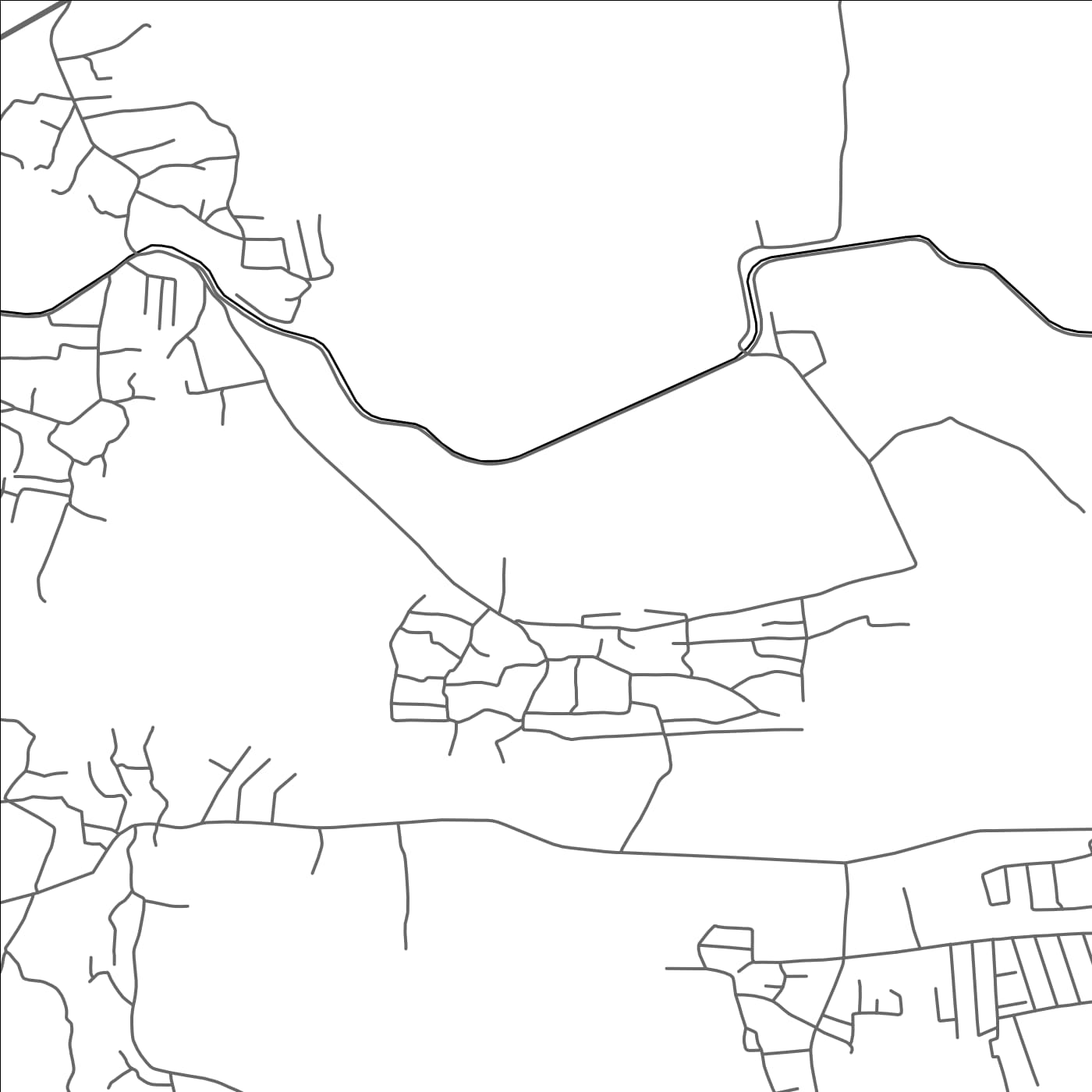 ROAD MAP OF DURBAT, TAJIKISTAN BY MAPBAKES