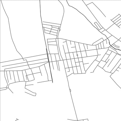 ROAD MAP OF DUSTI, TAJIKISTAN BY MAPBAKES