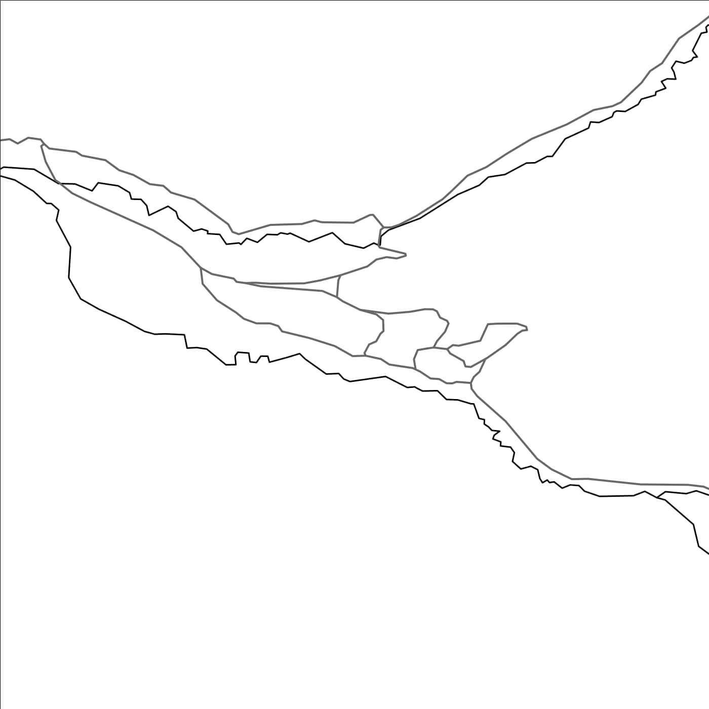 ROAD MAP OF FAROB, TAJIKISTAN BY MAPBAKES