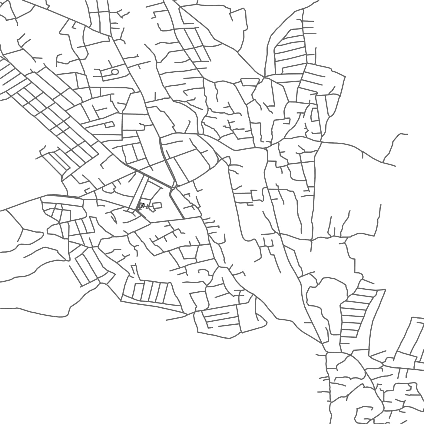 ROAD MAP OF GHONCHI, TAJIKISTAN BY MAPBAKES