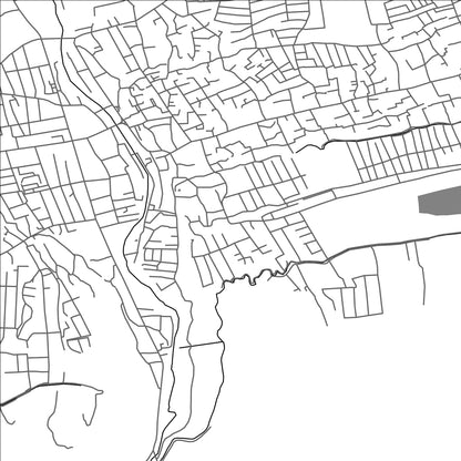 ROAD MAP OF ISFARA, TAJIKISTAN BY MAPBAKES