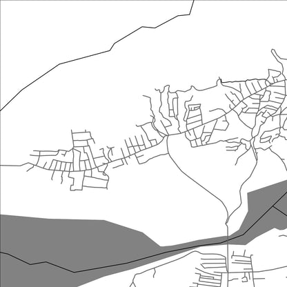 ROAD MAP OF KHURMI, TAJIKISTAN BY MAPBAKES