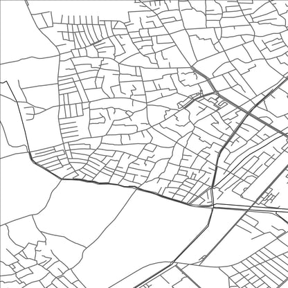 ROAD MAP OF KONIBODOM, TAJIKISTAN BY MAPBAKES